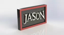 Jason Logo Plaque Rectangle