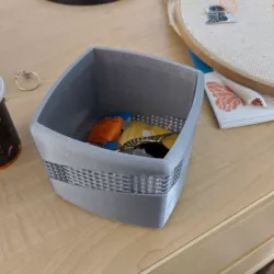 Lattice Striped Box
