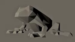 Low-Poly Frog