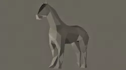 Low-Poly Horse