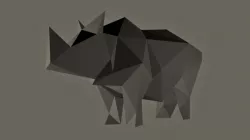 Low-Poly Rhino