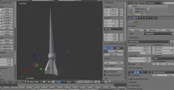 Low poly rocket