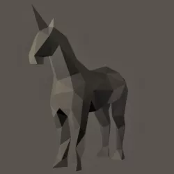 Low-Poly Unicorn