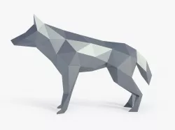 Low Poly Wolf