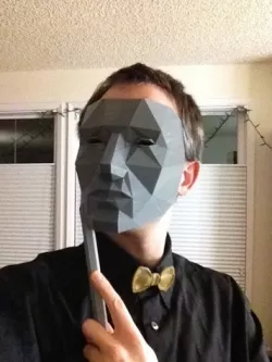 Low Polygon Mask - Replicator Printable