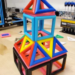 Magnetic Tile Construction Set