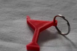Martini Keychain