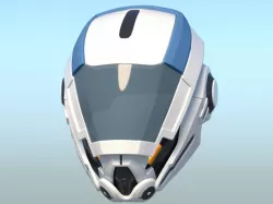 Mass Effect Andromeda cosplay helmet 3D-printable