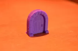 Medieval Arc Door Miniature