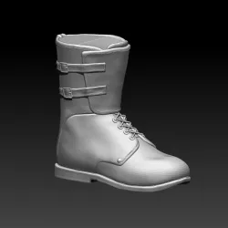 Men's Military Boots, STL File for printer 3d