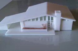 Mid Century House Design 1 KIT - N-Scale (1:160)