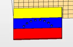 Multi part Venezuelan Flag