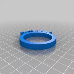 My Customized Personalized Napkin Rings Crystal