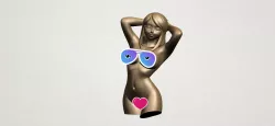 Naked Girl 01- half body