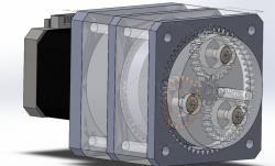 ▷ nema 17 right angle gearbox with spiral bevel gears 3d models