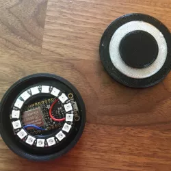 Neo Pixel and Feather Enclosure