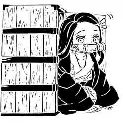 Nezuko Kamado stencil
