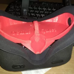 Oculus Quest Lens Protection with inner nose piece Text for 128 Gb or 64 Gb