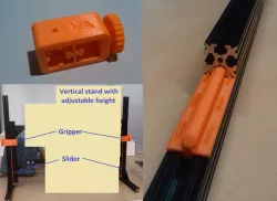 Open Beam Slider bar and Gripper