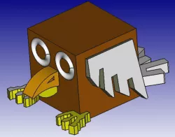 Owl 3D Block Zoo