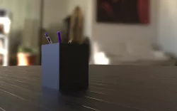 pens and teethbrushes holder