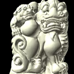 Pixiu Mother and Baby
