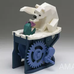 Polar Bear with Seal (automata)