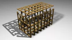 Power supply cage