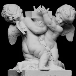 Putti Carrying a Lantern