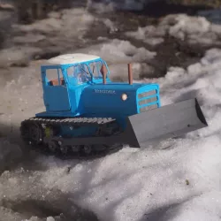 RC Soviet tractor DT-75 Kazakhstan (1\10 scale)