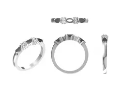 Ring CAD Model In STL Format
