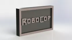 Robocop Logo Plaque Rectangle