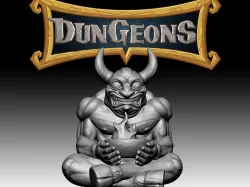 Rocket Pig Games Classic Demon Statue
