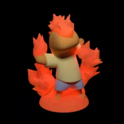 Salamander the fairy of the fire