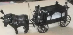 SCALEPRINT HORSE DRAWN HEARSE 00 HO SCALE