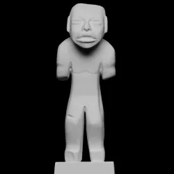Sculpture, Olmec Man