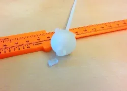 Separatory funnel hairstick