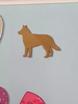 shadow of a horse and a dog