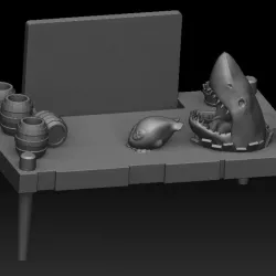 Shark Attack Small Desktop Organizer
