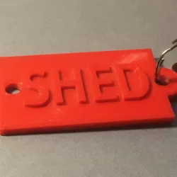 Shed Key Chain