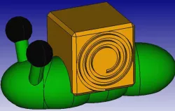 Snail 3D Block Zoo