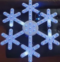 Snowflake to use with pixel LEDs