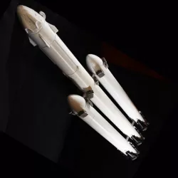 SpaceX Falcon Heavy Expansion Kit for Falcon 9 Model