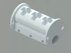 spool holder bar adapter for smooth rotation