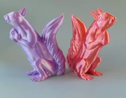 Squizzle! A No Supports Squirrel Sculpt