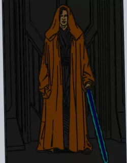 Star Wars Anakin Skywalker Jedi/Sith Lord.... REVERSIBLE!!