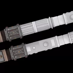 Star Wars Jedi: Fallen Order - Valor and Wisdom Lightsaber (Game Model)
