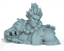 Street Fighter - AKUMA - Full Body and BUST (FIGHT STANCE)