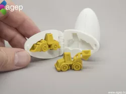 Surprise Egg #3 - Tiny Wheel Loader Toy