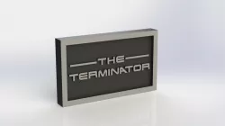 Terminator Logo Plaque Rectangle